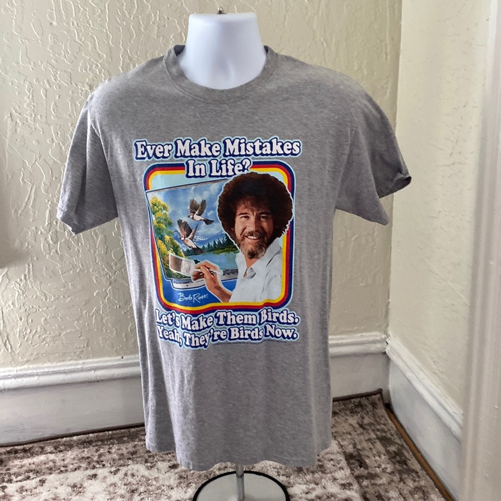 Bob Ross T- Shirt Size Medium